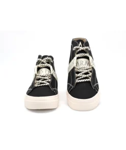 New L'Empreinte Chaussures ARMISTICE ONYX MID W CANVAS noir