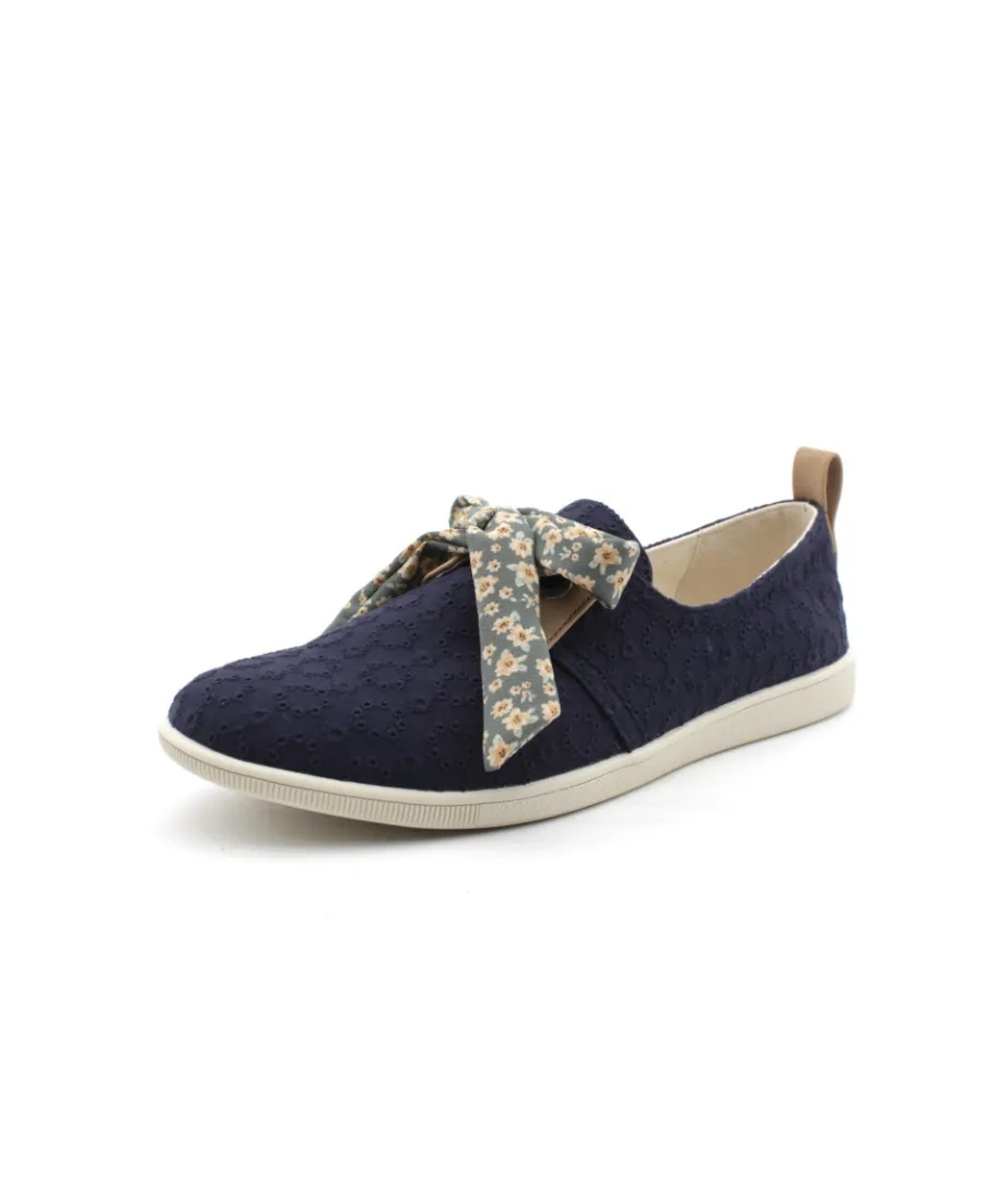 Cheap L'Empreinte Chaussures ARMISTICE STONE ONE W TWILL BRODE marine