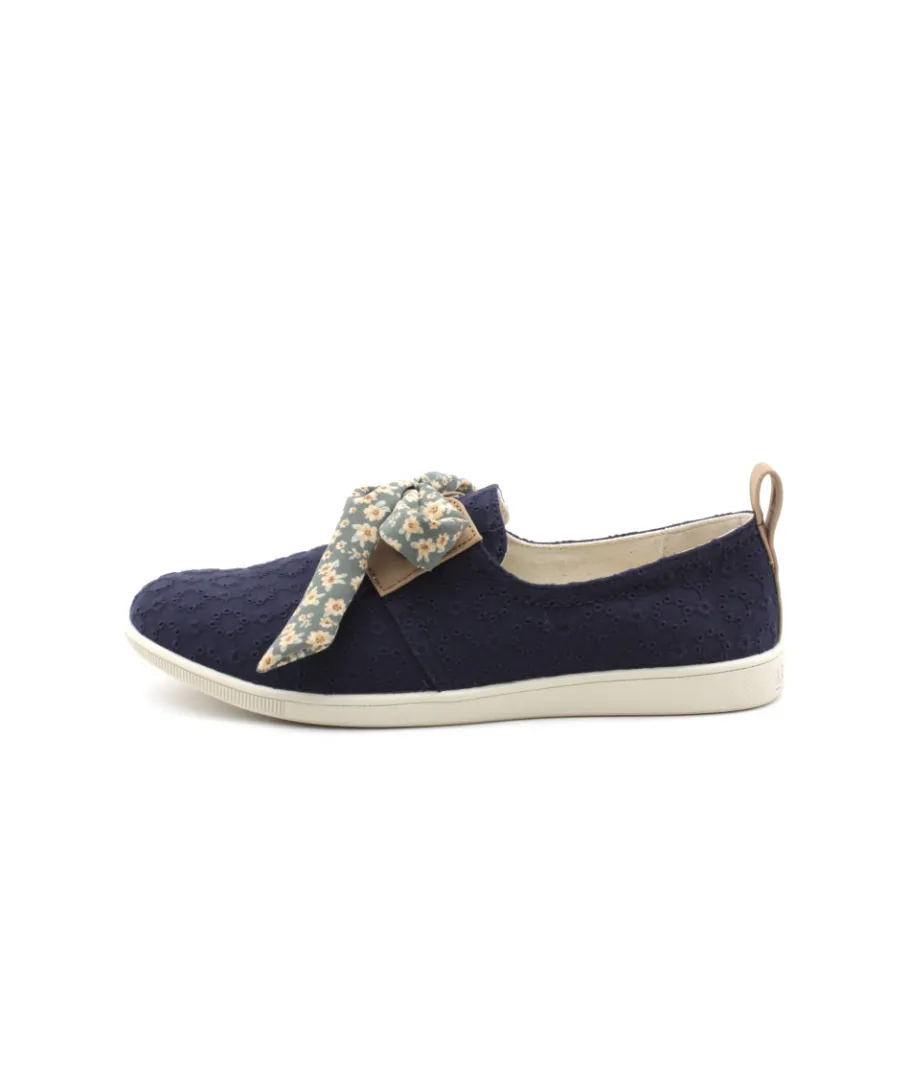 Cheap L'Empreinte Chaussures ARMISTICE STONE ONE W TWILL BRODE marine