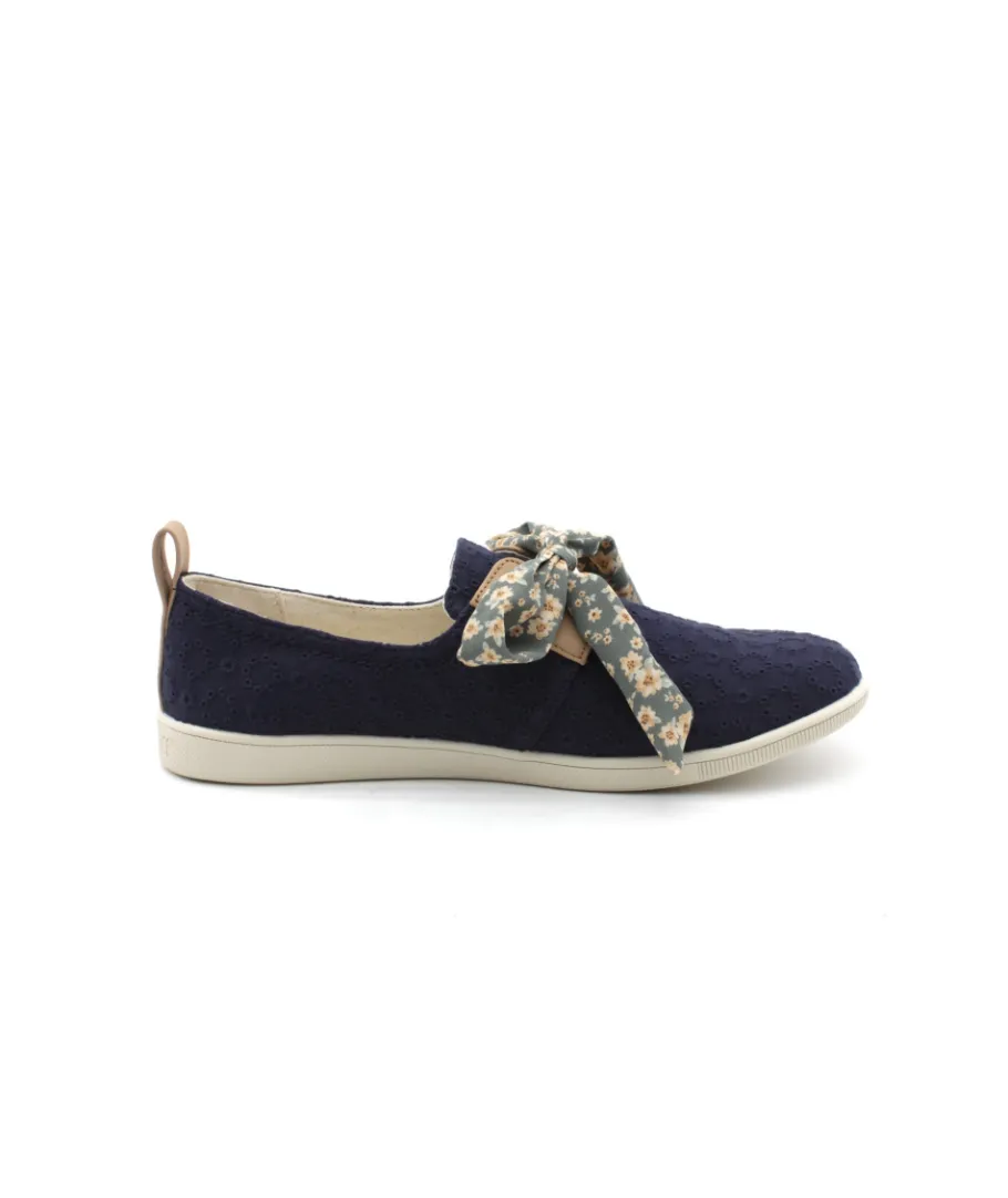 Cheap L'Empreinte Chaussures ARMISTICE STONE ONE W TWILL BRODE marine