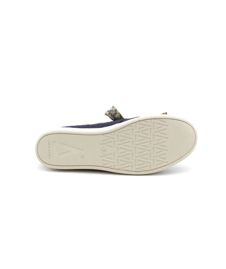Cheap L'Empreinte Chaussures ARMISTICE STONE ONE W TWILL BRODE marine