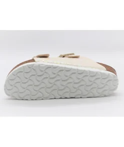 Sale L'Empreinte Chaussures BIRKENSTOCK ARIZONA SHINY SNAKE Cream