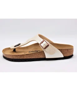 Sale L'Empreinte Chaussures BIRKENSTOCK GIZEH BIRKO GRACEFUL PEARL WHITE Pearly white