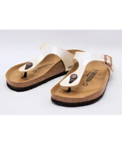 Sale L'Empreinte Chaussures BIRKENSTOCK GIZEH BIRKO GRACEFUL PEARL WHITE Pearly white