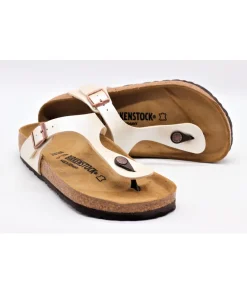 Sale L'Empreinte Chaussures BIRKENSTOCK GIZEH BIRKO GRACEFUL PEARL WHITE Pearly white