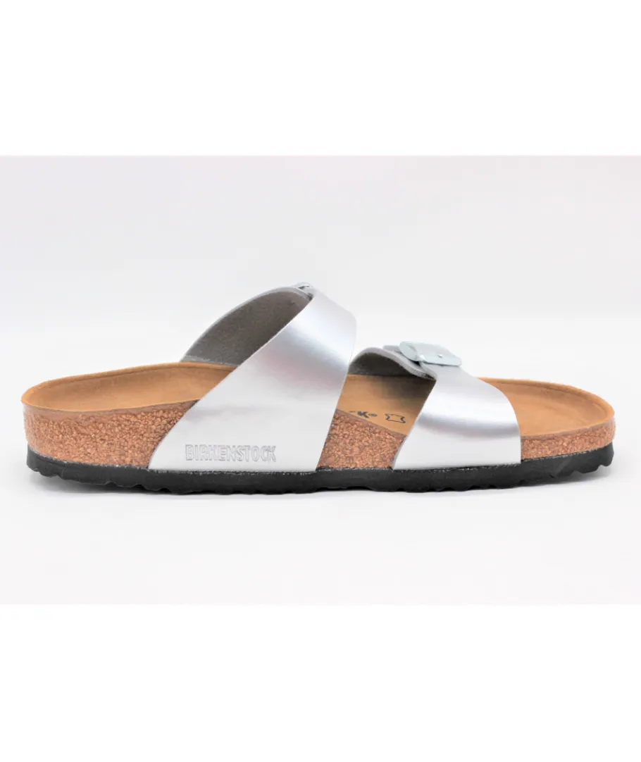 Best L'Empreinte Chaussures BIRKENSTOCK SYDNEY METALLIC silver