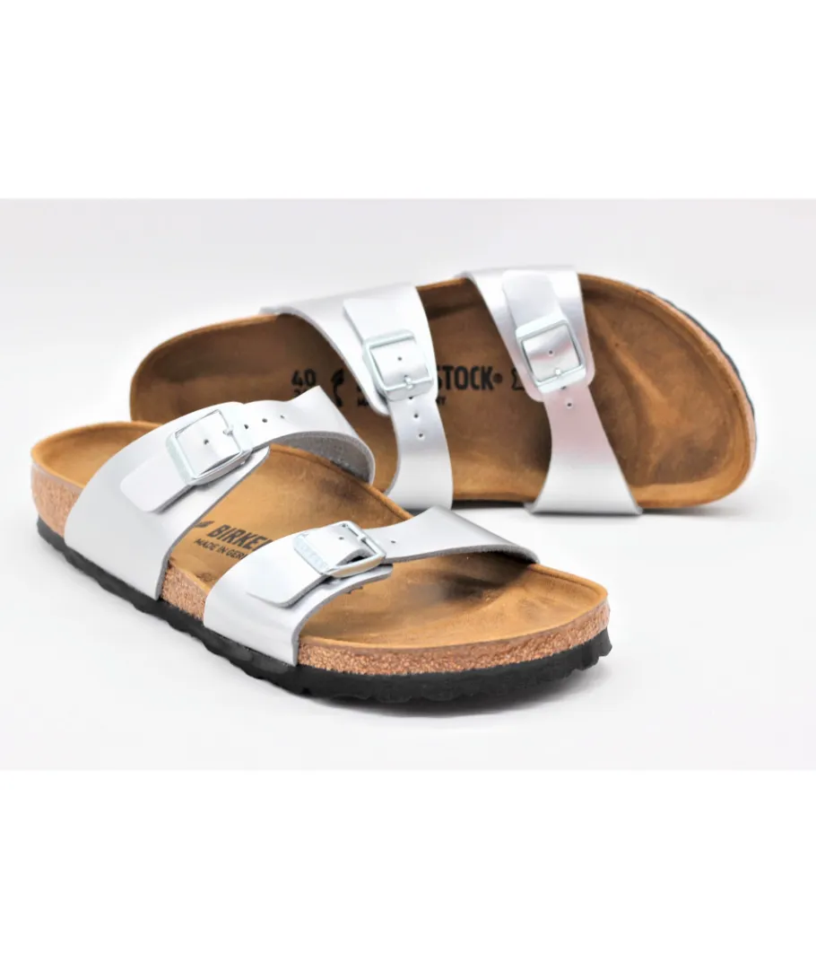 Best L'Empreinte Chaussures BIRKENSTOCK SYDNEY METALLIC silver