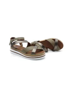 Outlet L'Empreinte Chaussures BUENO COLCHIQUE kaki