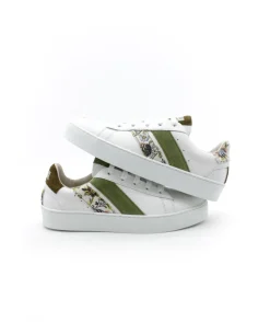 Cheap L'Empreinte Chaussures CAVAL HIGH SLASH GREEN FLORAL blanc