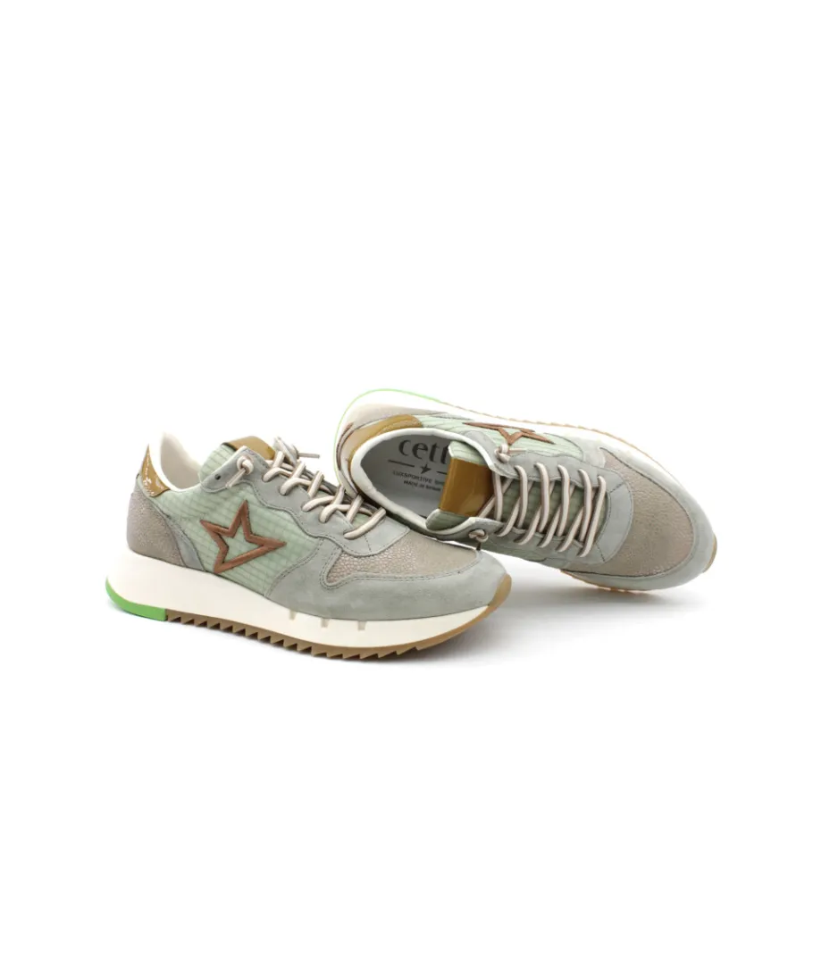 Store L'Empreinte Chaussures CETTI C1301 SRA SWEET MESH vert