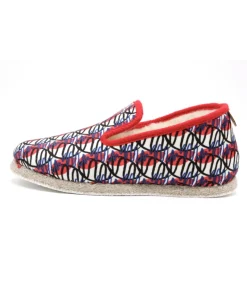 Clearance L'Empreinte Chaussures CHAUSSE MOUTON ARLEQUIN rouge