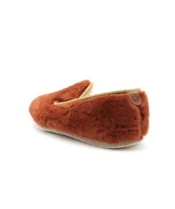Discount L'Empreinte Chaussures CHAUSSE MOUTON CARESSE brique