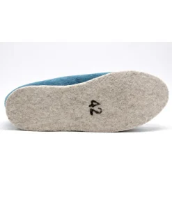 Cheap L'Empreinte Chaussures CHAUSSE MOUTON COTELE bleu