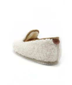 Fashion L'Empreinte Chaussures CHAUSSE MOUTON LAINEY blanc