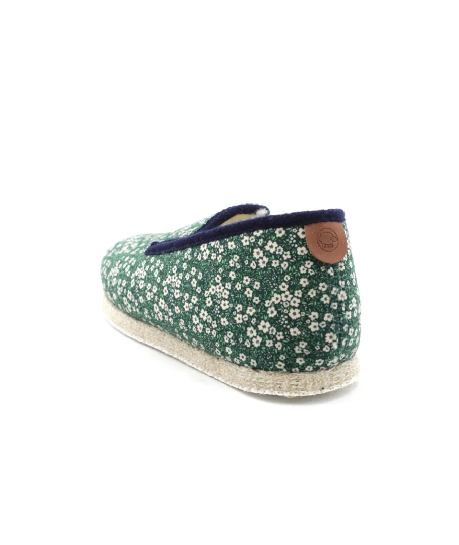 Store L'Empreinte Chaussures CHAUSSE MOUTON LIBERTY vert