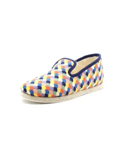 Shop L'Empreinte Chaussures CHAUSSE MOUTON RAINBOW marine