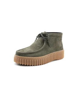 Store L'Empreinte Chaussures CLARKS TORHILL MOSS kaki