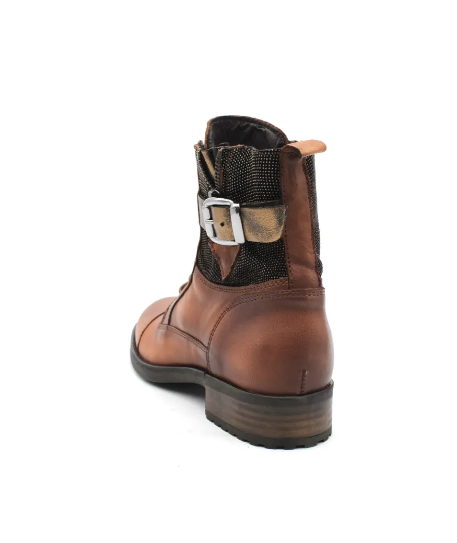 New L'Empreinte Chaussures COCO & ABRICOT CALLIOPE V2241B brandy