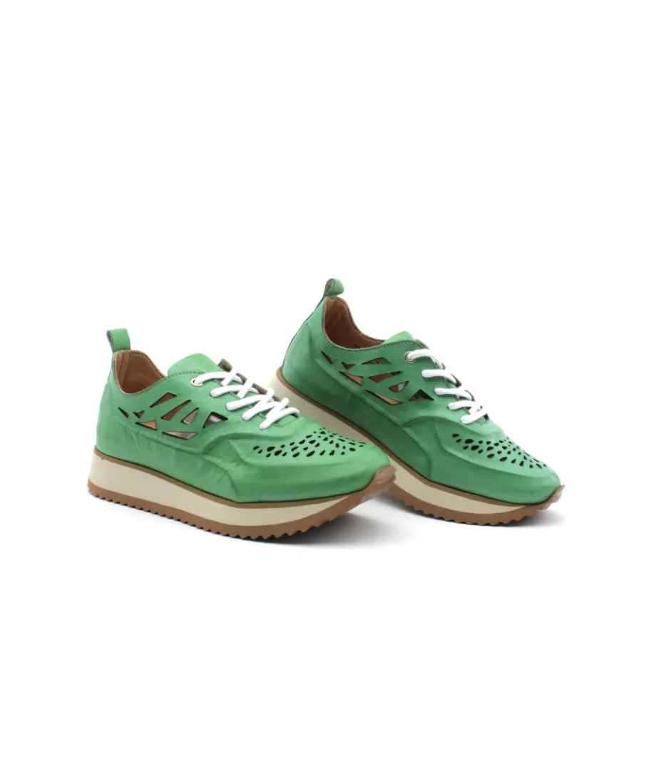 Shop L'Empreinte Chaussures COCO & ABRICOT ESBLY V2807C vert