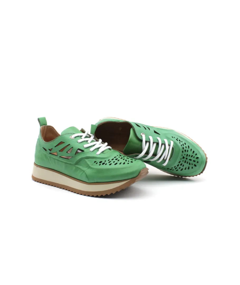 Shop L'Empreinte Chaussures COCO & ABRICOT ESBLY V2807C vert