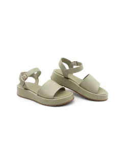 Fashion L'Empreinte Chaussures COCO & ABRICOT ESPAS V2444A Kaki clair