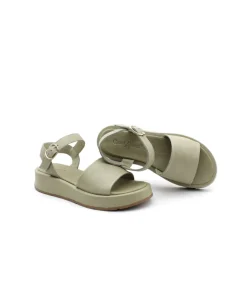 Fashion L'Empreinte Chaussures COCO & ABRICOT ESPAS V2444A Kaki clair