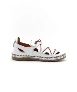 Fashion L'Empreinte Chaussures COCO & ABRICOT MELINNEW V2674B blanc