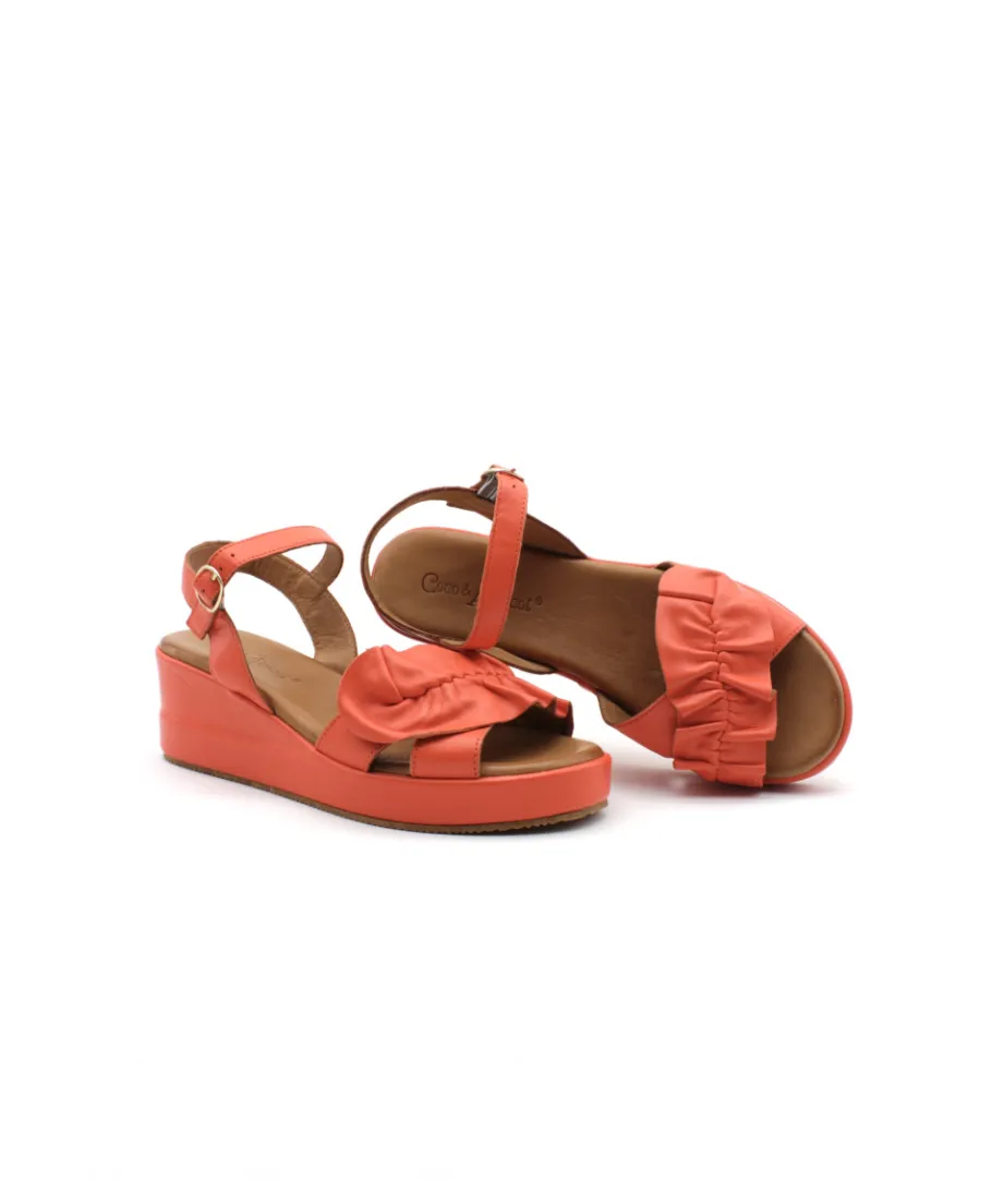 New L'Empreinte Chaussures COCO & ABRICOT MERIGON V2711B corail
