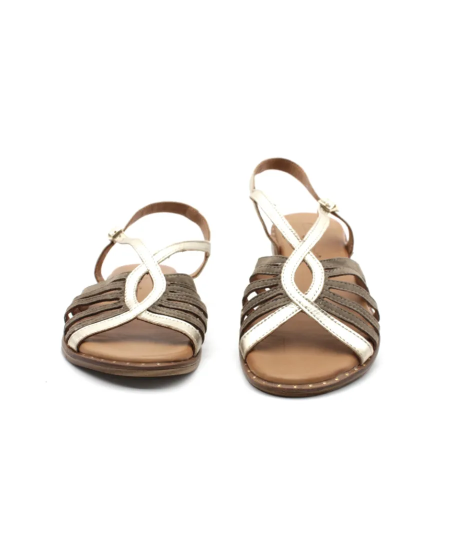 Store L'Empreinte Chaussures COCO & ABRICOT MILLERY V2718A platine