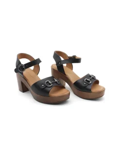 Discount L'Empreinte Chaussures COCO & ABRICOT MINZAC V2402A noir