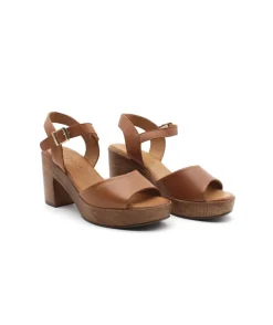 Shop L'Empreinte Chaussures COCO & ABRICOT MUSCOURT V2755B cognac