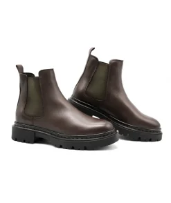 Discount L'Empreinte Chaussures COCO & ABRICOT PELLEPORT Marron fonce
