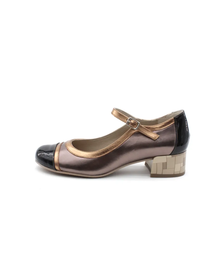 Best L'Empreinte Chaussures DORKING D8991 FRIDA Noir/bronze