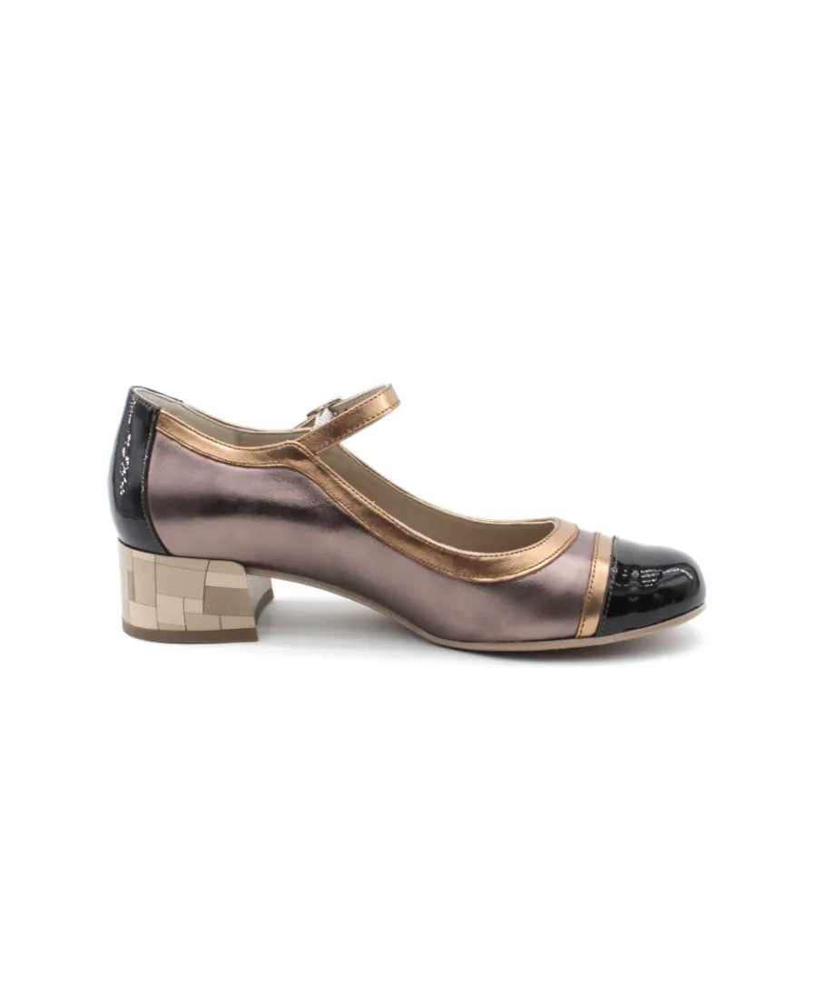 Best L'Empreinte Chaussures DORKING D8991 FRIDA Noir/bronze