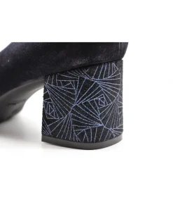 New L'Empreinte Chaussures DORKING 7720 SOFI VELOURS bleu