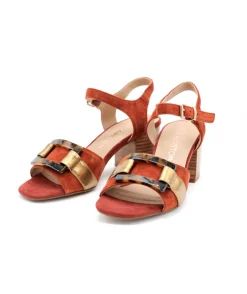 Shop L'Empreinte Chaussures EMILIE KARSTON PONYOS brique