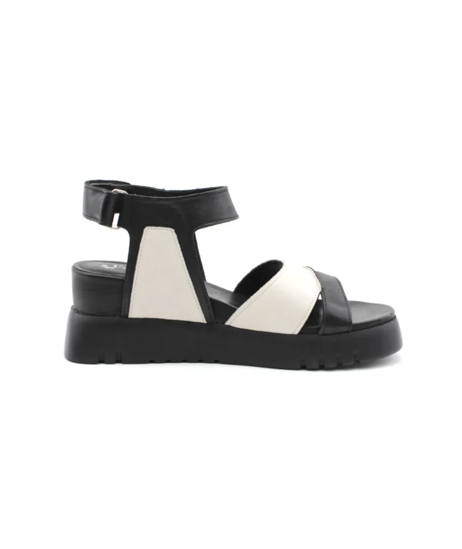 Online L'Empreinte Chaussures FELMINI D837 CALF Noir/blanc