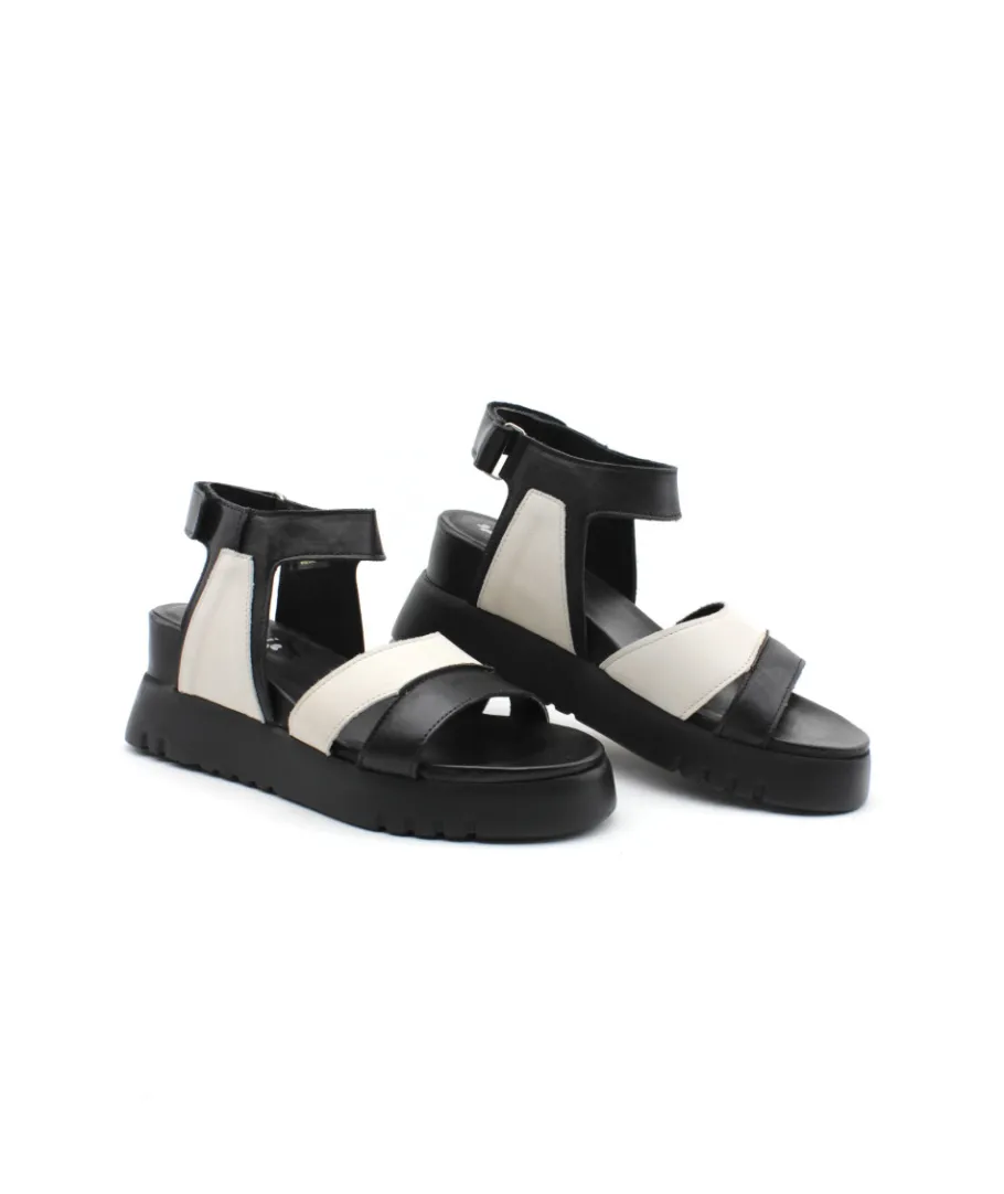 Online L'Empreinte Chaussures FELMINI D837 CALF Noir/blanc