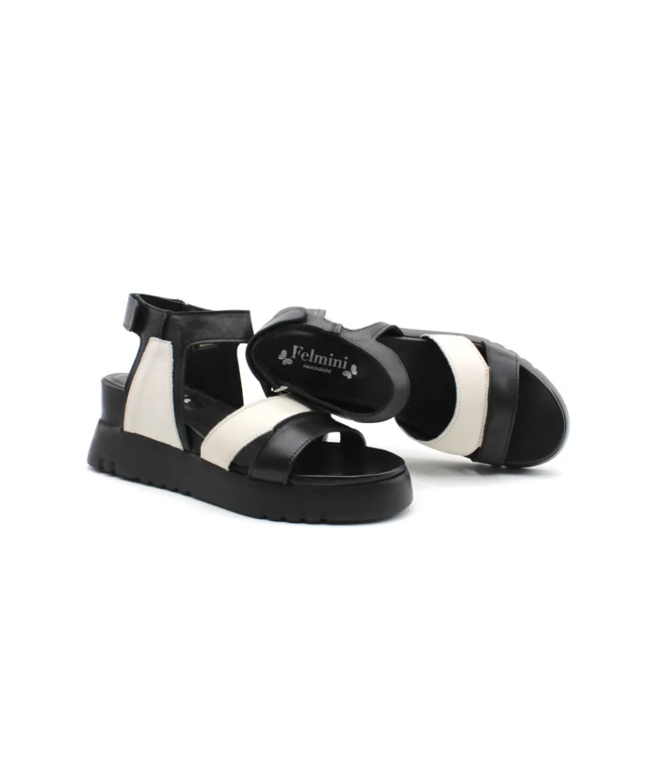 Online L'Empreinte Chaussures FELMINI D837 CALF Noir/blanc