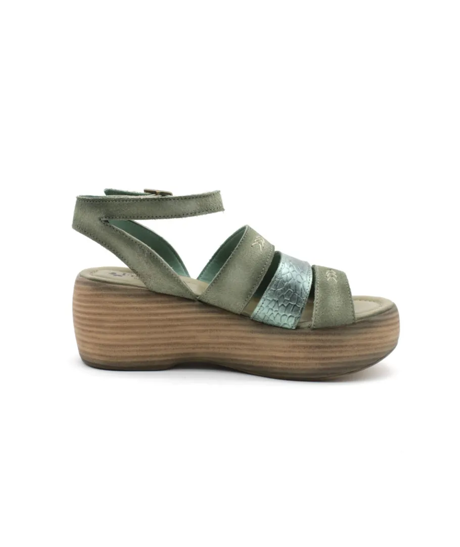 New L'Empreinte Chaussures FELMINI D806 CAMOS vert