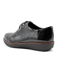 Fashion L'Empreinte Chaussures FITFLOP DERBY CRINKLE noir
