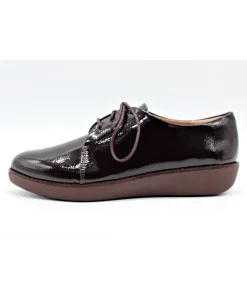 Clearance L'Empreinte Chaussures FITFLOP DERBY CRINKLE prune