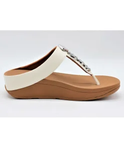 Best Sale L'Empreinte Chaussures FITFLOP FINO CIRCLE TOE THONG ivoire