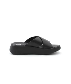 Shop L'Empreinte Chaussures FITFLOP F-MODE LEATHER noir