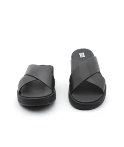 Shop L'Empreinte Chaussures FITFLOP F-MODE LEATHER noir