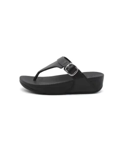 Shop L'Empreinte Chaussures FITFLOP LULU ADJUSTABLE LEATHER noir