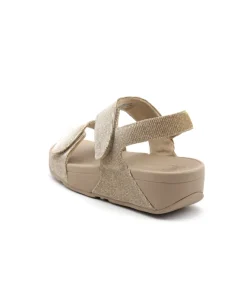 Fashion L'Empreinte Chaussures FITFLOP LULU ADJUSTABLE SHIMMERLUX beige