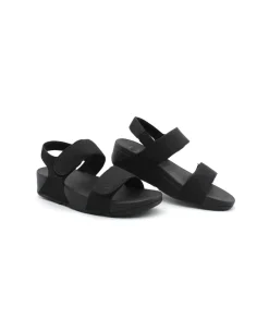 New L'Empreinte Chaussures FITFLOP LULU ADJUSTABLE SHIMMERLUX noir