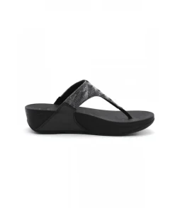 Cheap L'Empreinte Chaussures FITFLOP LULU GLITZ TOE POST noir