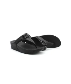 Fashion L'Empreinte Chaussures FITFLOP LULU JEWEL DELUXE noir